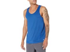 Amazon Essentials Men (S) Tech Tank Bright Blue