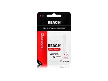 $0.5, Was $1, 50% Off! REACH Waxed Dental Floss, Cinnamon, Plaque Remov dealfomo