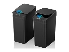KOEYLE Bathroom Trash Can with Lid, KOEYLE 2 Pack 