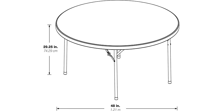 Office Star Resin Round Table