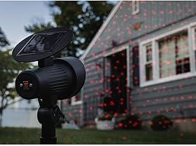 Touch Of ECO Blizzard Beam Solar-Powered Holiday Projectors