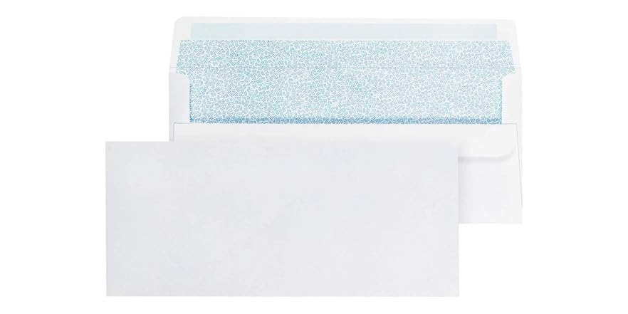 Mead Business Envelopes - 3 5/8 X 6 1/2 Inch Gummed Flap Office Envelopes