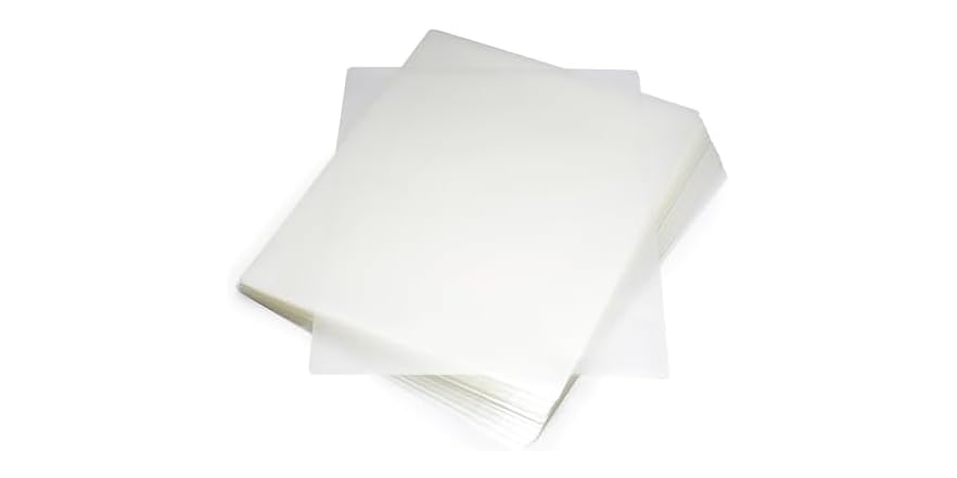 Amazon Basics Clear Laminator Sheets, 100 Pack