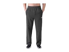 Zoulee Men's Open-Bottom Cotton Track