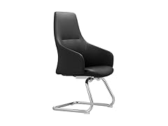 LeisureMod Leather Conference Chair