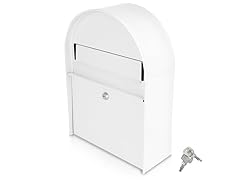 Indoor/Outdoor Wall Mount Locking Mailbox