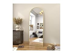 BEAUTYPEAK 64"x21" Arch Floor Mirror