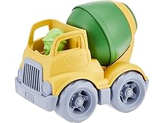 Green Toys Mixer Construction Truck with Book