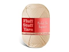 Soft Yarn for Crocheting  Beige Yarn