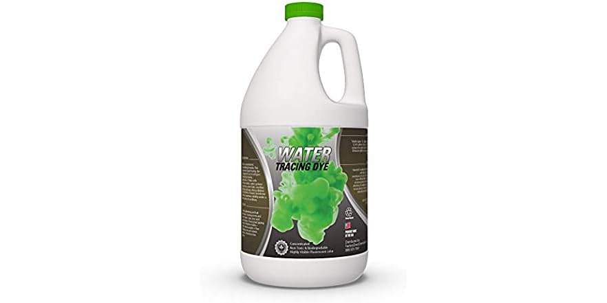 Green Gobbler Fluorescent Green Water Tracing & Leak Detection Dye, 1 Gallon