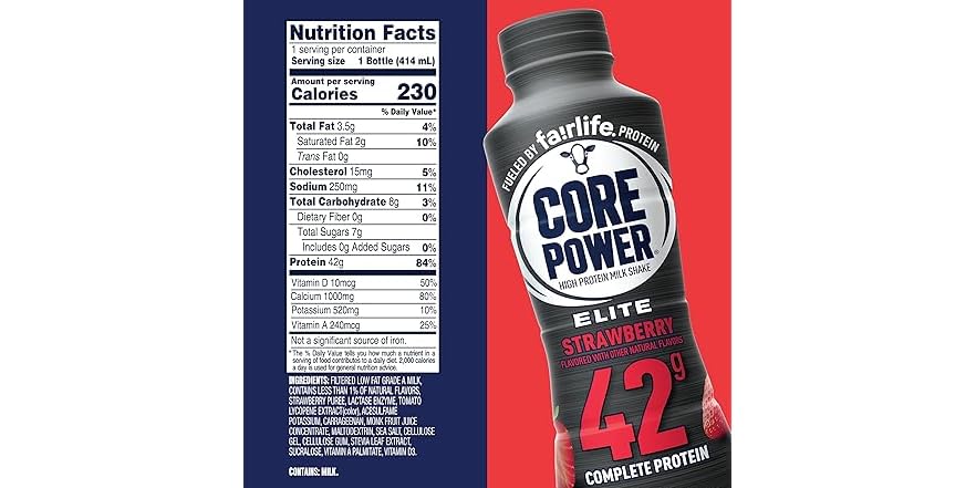 Core Power Elite Strawberry 14oz