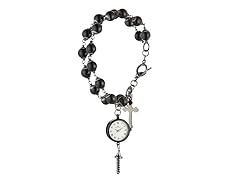 Tavan Rosary Ladies Watch, Black/Gunmetal