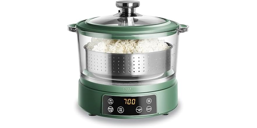 Color Bex COOK WITH COLOR Glass Mini Low Carb Rice Cooker (Open Box)