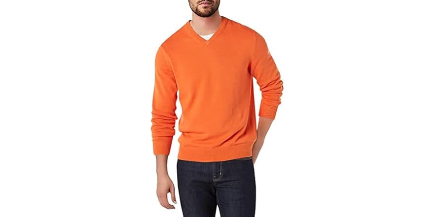 Azamon Essentials Amazon Essentials Men's V-Neck Sweater