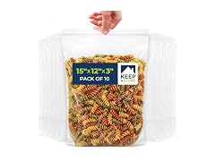 Gusseted Reclosable Bags Pack of 10 