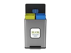 Simpli-Magic 16 Gallon (60L) Step Trash Can