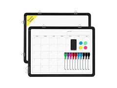 VUSIGN Monthly Dry Erase Calendar Whiteboard for Wall