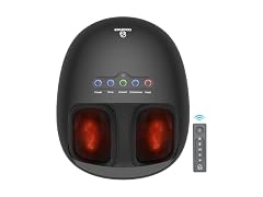Shiatsu Foot Massager With Heat - Black