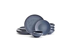 Mikasa Rylan 12 Piece Dinnerware Plate Bowl Set