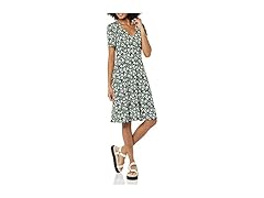 Amazon Essentials Womens SS V Neck Dress