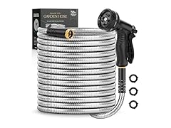 Itsonestep 50FT Metal Garden Hose