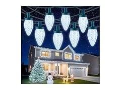Brightown C9 LED Christmas String Lights, 33ft