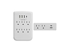 Clear Power B09F5VLKRP Clear Power Combo: 2-Outlet Tr