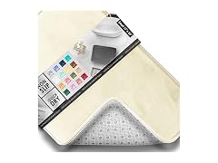 Clara Clark Bathroom Rugs, Velvet Memory Foam