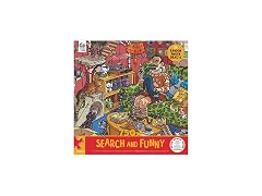 Ceaco Search and Funny Crazy Cat Guy 750 Piece Jigsaw Puzzle