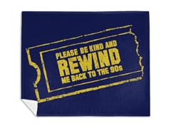 Rewind Me to the 90's Mink Fleece Blanket