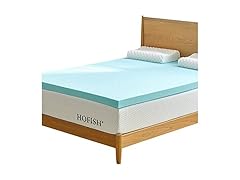 HOFISH 3" Twin Gel Infused Memory Foam Topper