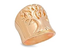 Ladies 18K Rose Gold Tree of Life Ring- Pick Size