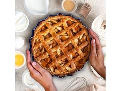 Le Regalo Stoneware Pie Dish