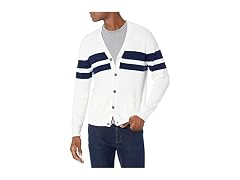 Amazon Essentials Men (XL) Cardigan Navy White Rug