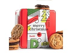 David's Cookies Assorted Cookies Holiday Tin