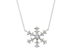 Sterling Silver Snowflake Necklace