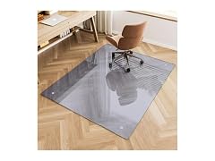 FlyEcho Grey Glass Chair Mat 48" x 60"