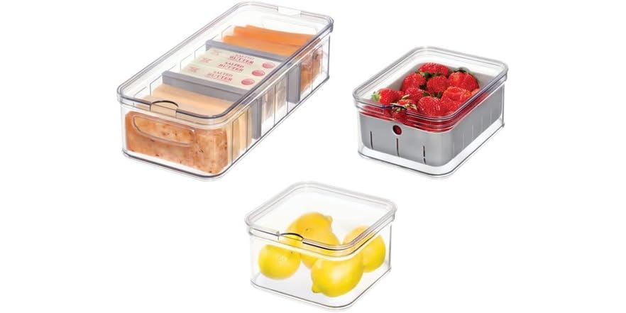 Fridge Rager Crisps iDesign Crisp 4-Piece Fridge Organizer