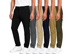 1-2Pk Mens Super Stretch Chino Pants