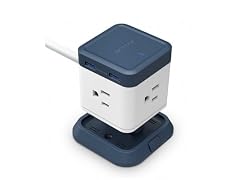 BESTEK Cube 3-Outlet Travel Power Strip