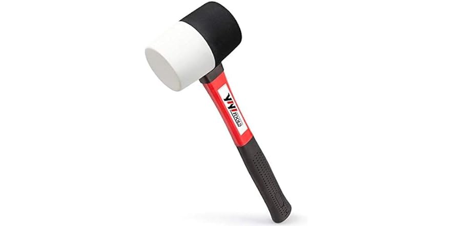 YIYITOOLS Rubber Hammer, 16oz