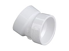 NIBCO PVC DWV 22.5° Elbow, 1.5in