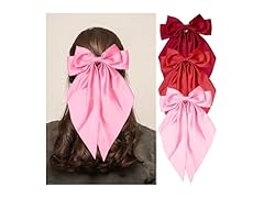Tencaria Red and Pink Hair Bows