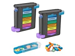 TheraRx Stackable Daily Pill Organizer 2 Pack