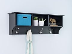 Black Entryway Cubbie Shelf