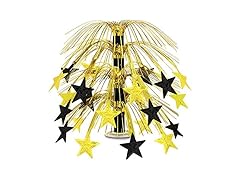 Black & Gold Star Cascade Centerpiece