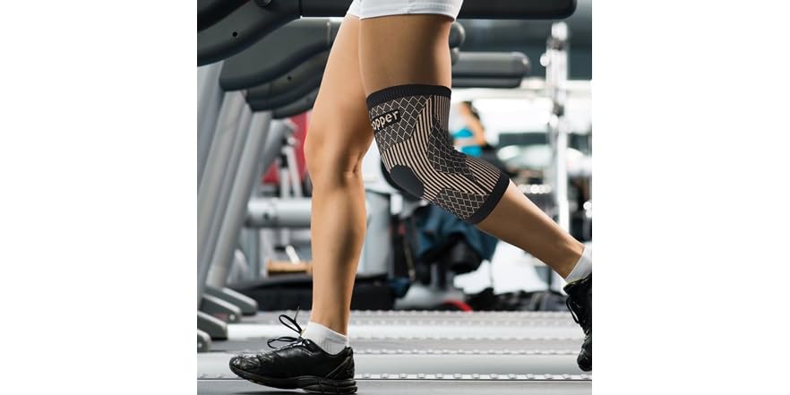 Copper Breathable Knee Brace Sleeve