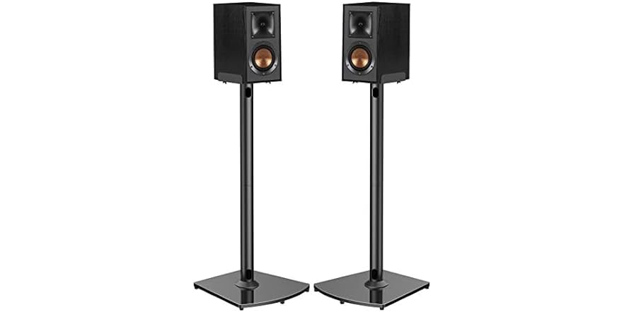 Speaker Stands With Cable Management Perlegear Speaker Stands For