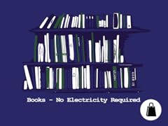 Books - No Electricity Required Tote