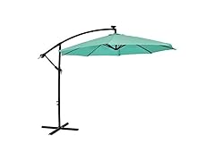 Sunnydaze 10' Solar Offset Patio Umbrella